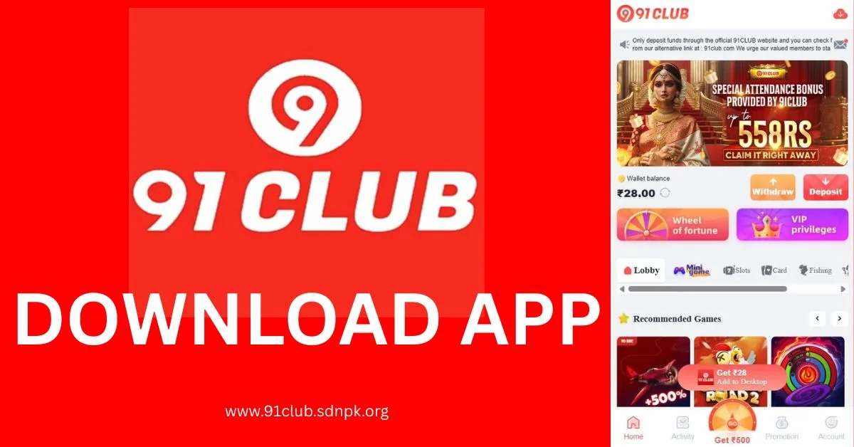 91 club app download