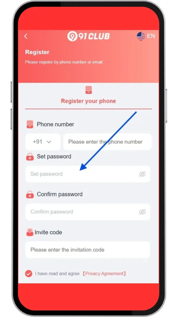 set account password